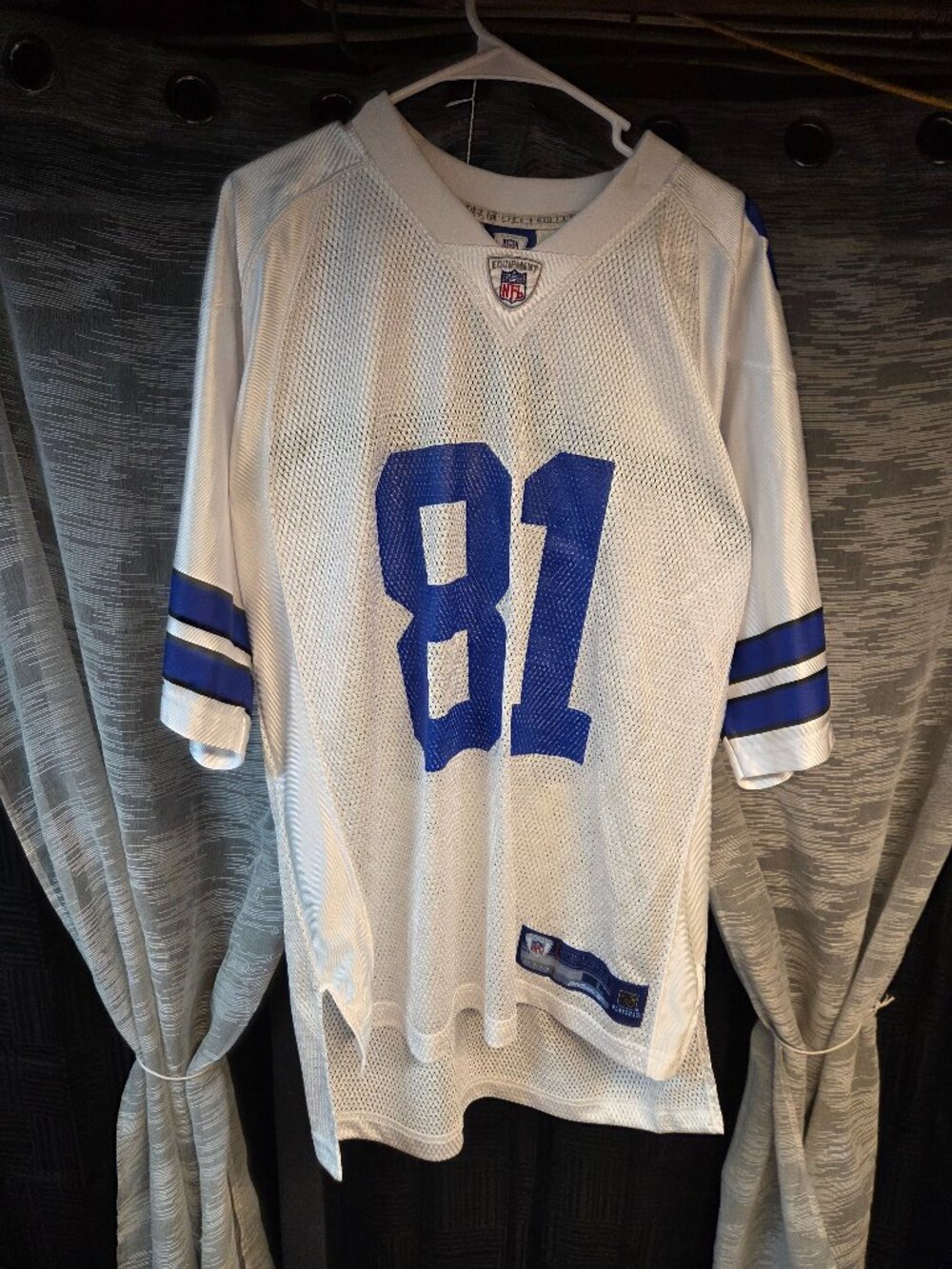 Vintage Reebok #81 Terrell Owens Dallas Cowboys NFL Equipment Jersey Size L